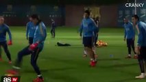 Lionel Messi And Neymar Have Fun In Training Ahead Of Real Madrid Vs Barcelona 21/11/2015