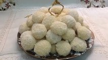 حلوة كويرات الثلج بالكوك إقتصادية Boule De Neige Petits Gâteaux Noix de Coco