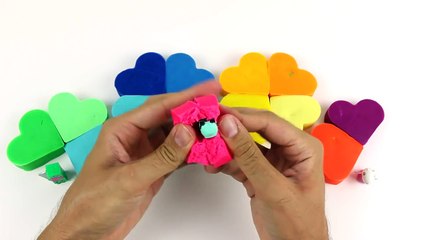 Play Doh Flower Surprise Eggs Peppa Pig Lego Simpson Frozen Toys Egg Surprise