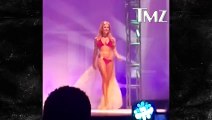 Miss USA contestant suffers wardrobe malfuction HD