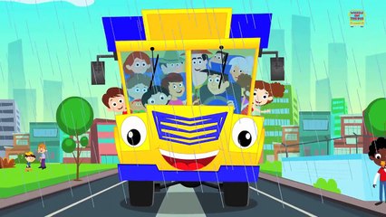 Wheels on the bus go round and round | Kids Songs And Videos