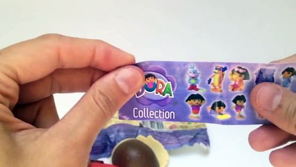 Surprise Eggs Hello Kitty and Dora The Explorer - Toy Review