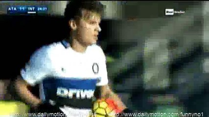 Rafael Toloi OWN Goal Atalanta 1 - 1 Inter Serie A 16-1-2016