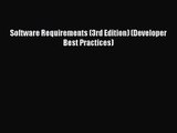 [PDF Download] Software Requirements (3rd Edition) (Developer Best Practices) [Download] Online