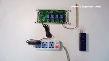 Delete code from RF remote control receiver