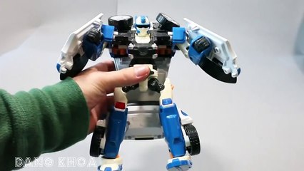 Siêu nhân Robot biến hình thành ô tô cảnh sát đồ chơi rất nhanh