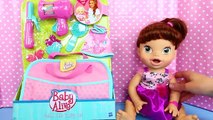 BABY ALIVE Salon Chic Vanity Play Set Hair Styling Doll with My Baby All Gone Doll by DisneyCarToys