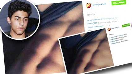 Tải video: Shahrukh Khans Son Aryan Khan Shows OFF His Abs