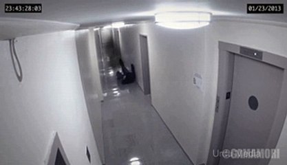 Guuard Of A Morgue Attacked By Ghost Caught On CCTV-Will Give You Goosebumps
