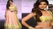 Hot Shilpa Shetty Shows Her Deep Cleavage on Ramp