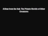 [PDF Download] A View from the Oak: The Private Worlds of Other Creatures [PDF] Full Ebook