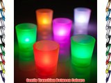 Set of 60 Battery Operated Colour Changing LED Frosted Tea Light Candles by Lights4fun