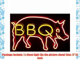 ZEREN(TM) 17*14 INCH Bbq Beer Bar Open Neon Signs