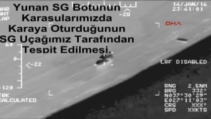 Karaya Oturan Yunanistan Sahil Güvenlik Botu Böyle Kurtarıldı