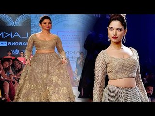 Hot Tamannaah Bhatia Sizzling Ramp Walk | LFW 2015