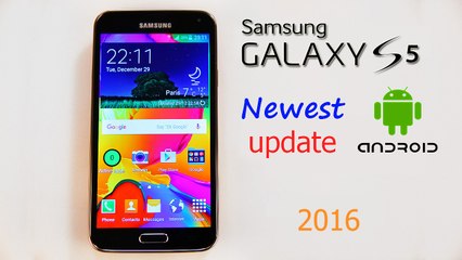 What Android? Newest update for Samsung Galaxy S5 2016