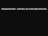 Stimmenvielfalt - Gedichte aus Schleswig-Holstein PDF Herunterladen