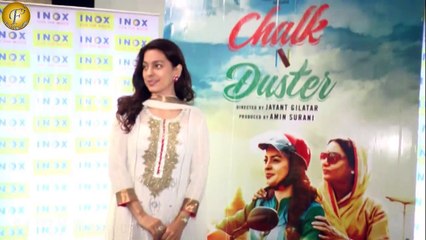 SPECIAL SCREENING OF CHALK N DUSTER II HOST JUHI CHAWLA