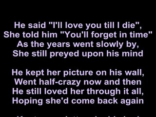 George Jones – He Stopped Loving Her Today Lyrics