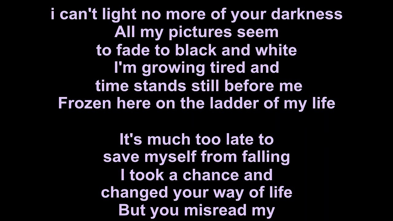 George Michael – Don't Let The Sun Go Down On Me Lyrics