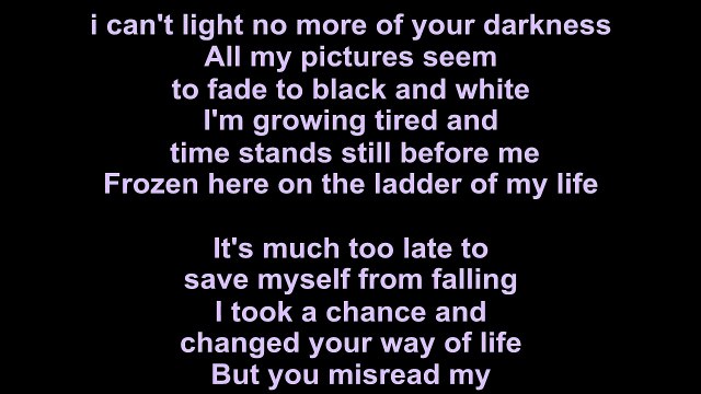 George Michael – Don't Let The Sun Go Down On Me Lyrics