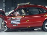 2000 Ford Taurus moderate overlap IIHS crash test