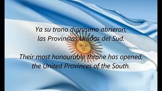 Argentine National Anthem - 'Himno Nacional Argentino' (ES EN)