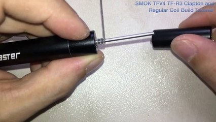 Clapton and Regular Coil Build Tutorial on the SMOK TFV4 TF-R3 (1)