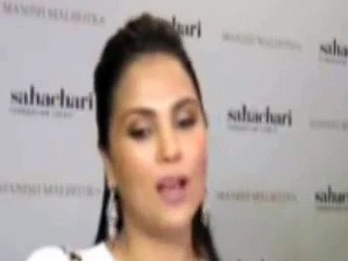 Lara Dutta at Manish Malhotra Show talks about her upcoming films Fitoor & Azhar
