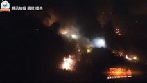 Drone Footage of the Devastation from the Chinese Chemical Explosion