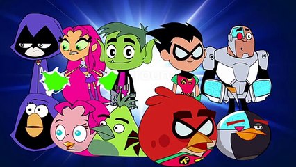 Скачать видео: Angry Teen Titans Go!(angry birds meet teen titans go)parody