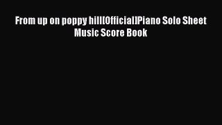 PDF Download From up on poppy hill[Official]Piano Solo Sheet Music Score Book Read Full Ebook