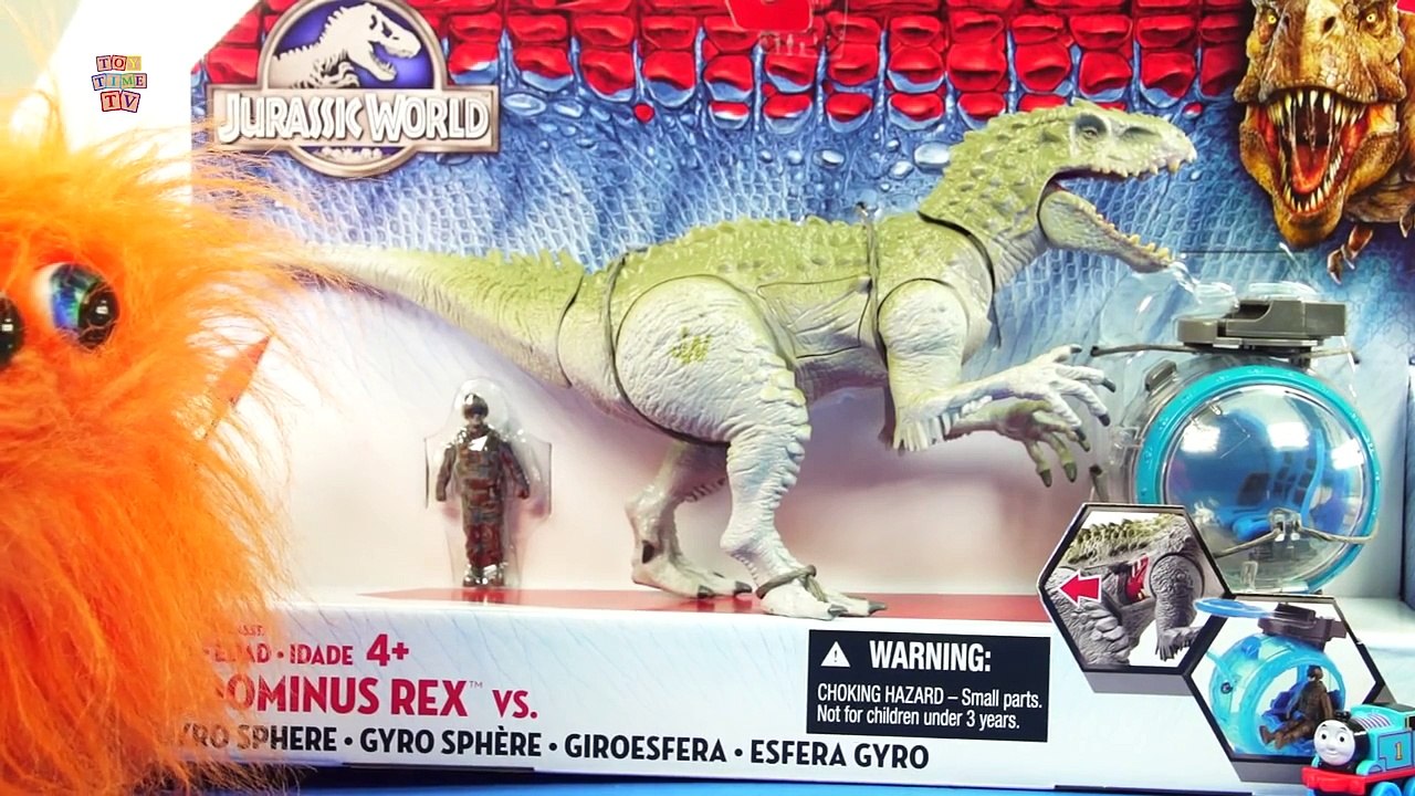 Jurassic World Indominus Rex vs Gyro Sphere Dinosaur Action Playset