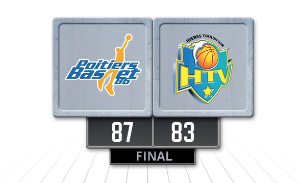 Basket, Pro B, J13 : Poitiers -Toulon (2015-2016)