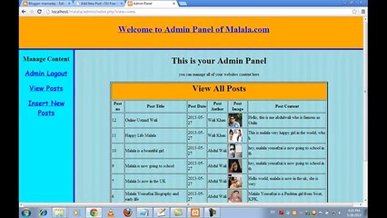 Advance CMS _ Website in PHP_MySQL in Urdu_Hindi 17 of 32 from Abdul on Vimeo