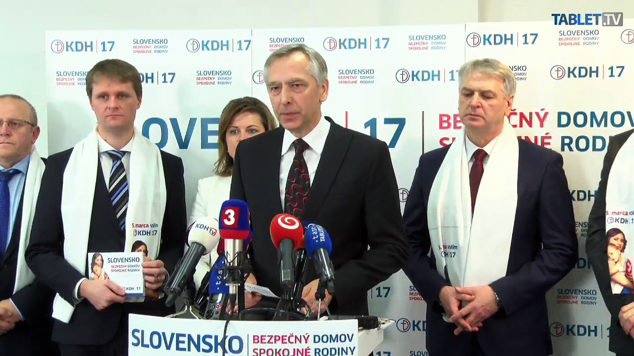 ZÁZNAM: Tlačová konferencia KDH