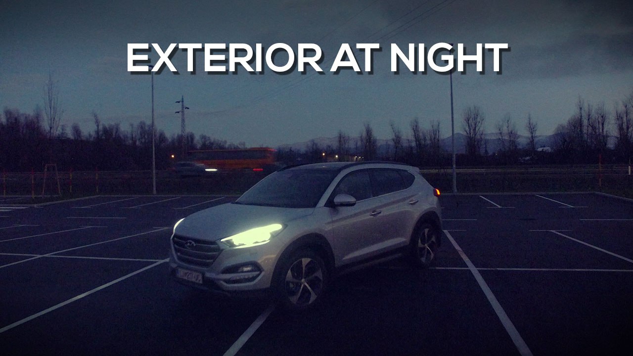 Craftsman gallop Transition Hyundai Tucson | Exterior at night (Welcome System) - video Dailymotion