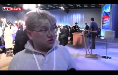 Смелая женщина журналист Мария и Президент Путин. F.A.D. Studio