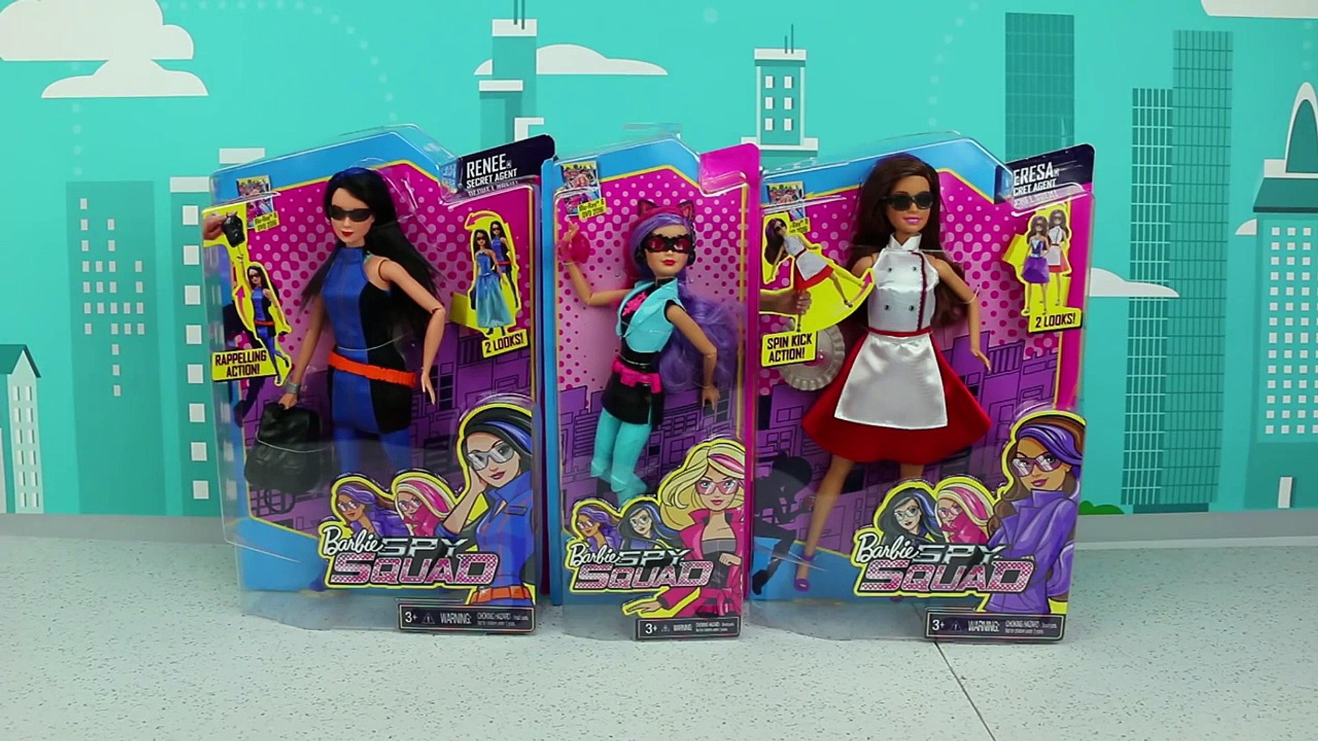 New Barbie Spy Squad Movie Dolls Toy Review. DisneyToysFan. - video  Dailymotion