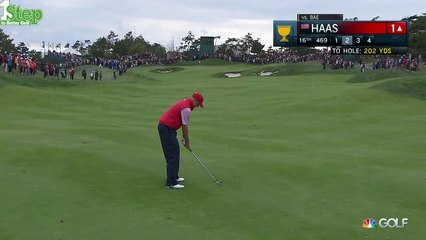 Bill Haas Solid Iron Shot at 2015 Presidents Cup