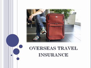 overseas travel insurance