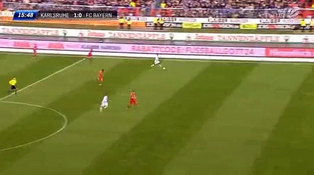 Boubacar Barry Goal - Karlsruher 1 - 0	 Bayern Munich -  Club Friendly - 16-01-2016