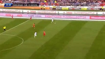 Boubacar Barry Goal - Karlsruher 1 - 0t Bayern Munich -  Club Friendly - 16-01-2016