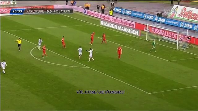 Boubacar Barry GOAL | Karlsruher 1 - 0 Bayern Munich