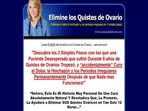Elimine los Quistes de Ovários