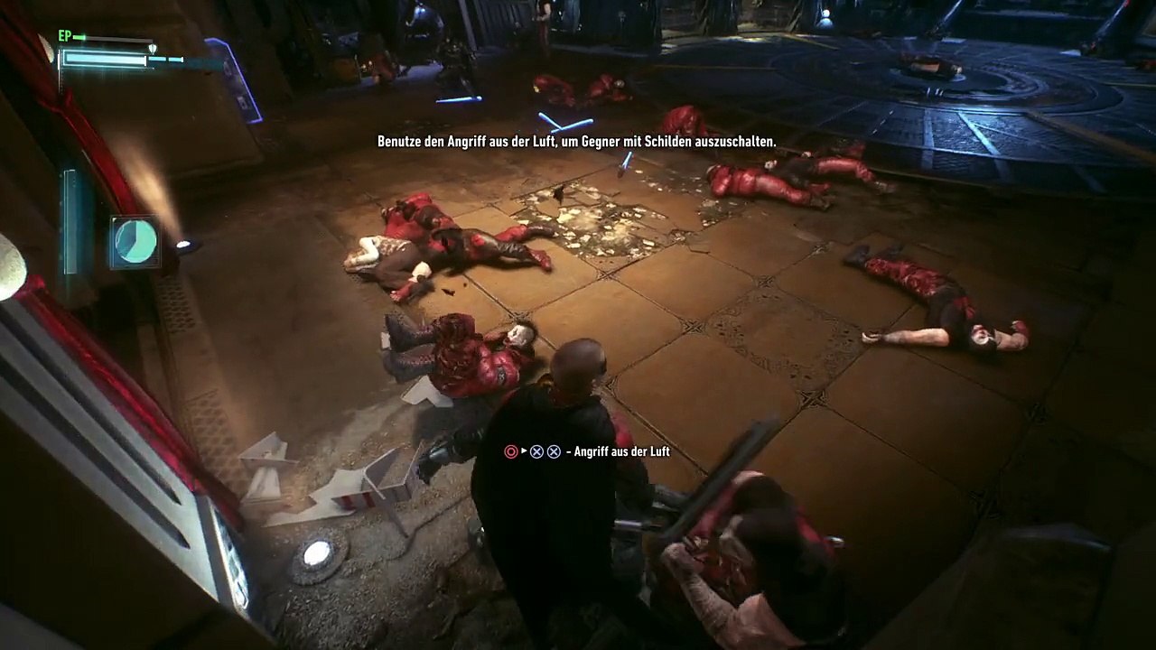 BATMAN™: ARKHAM KNIGHT zusammen mit robin in der filmstudio