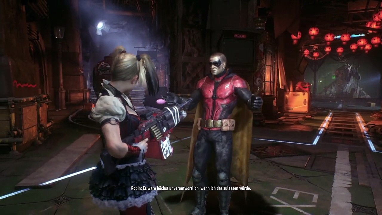 BATMAN™: ARKHAM KNIGHT Halyey Quinn und seine leute in der filmstudio