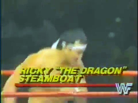 Ricky Steamboat vs Les Thornton Championship Wrestling July 12th, 1986