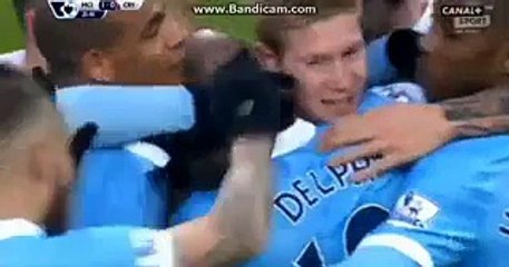 DELPH AMAZING GOAL MANCHESTER CITY 1-0 CRYSTAL PALACE 16-01-2016