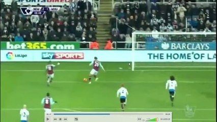 Nikica Jelavic Goal -Newcastle United 2-1 West Ham United-
